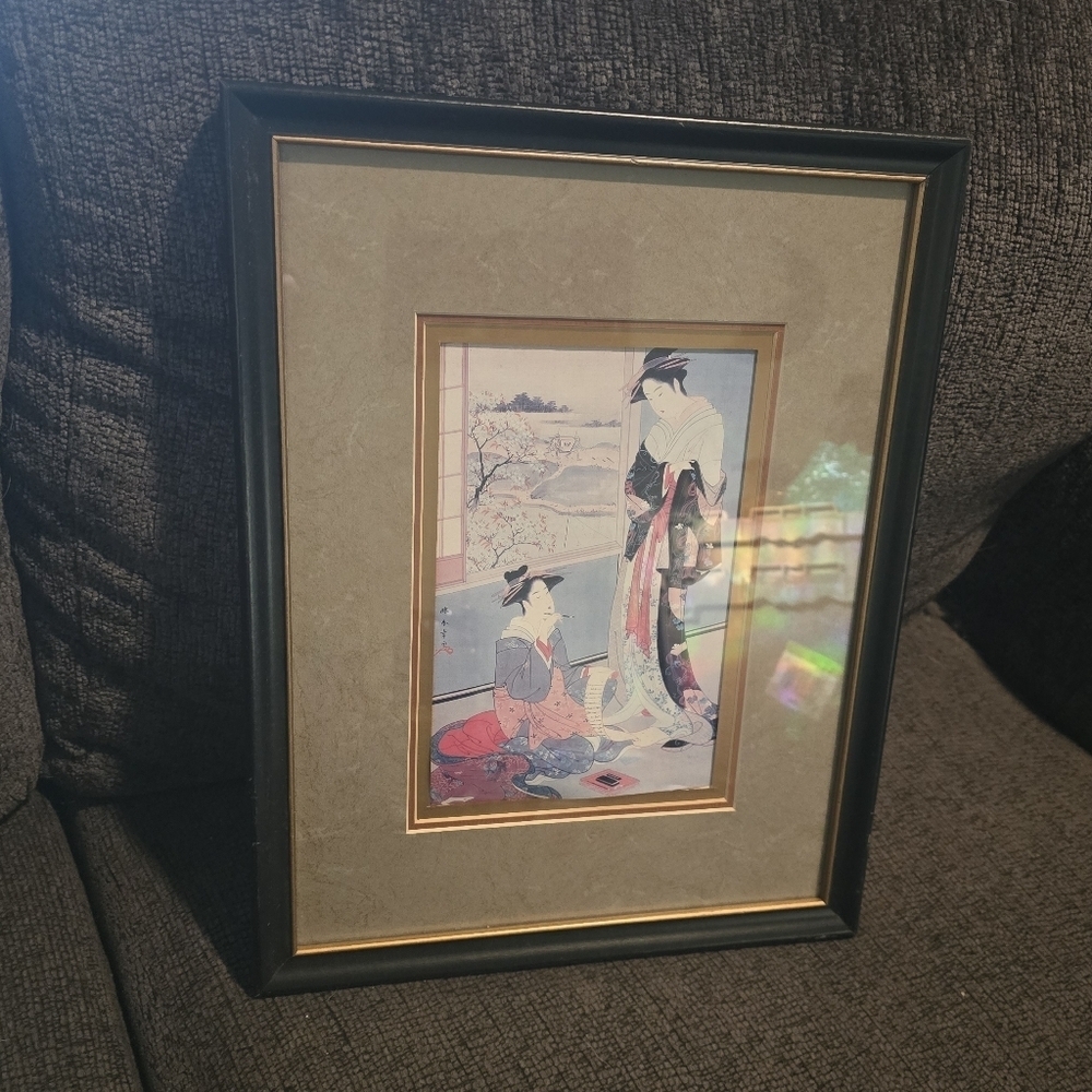 Kitagawa Utamaro | Picture of the Upper Class Framed Print